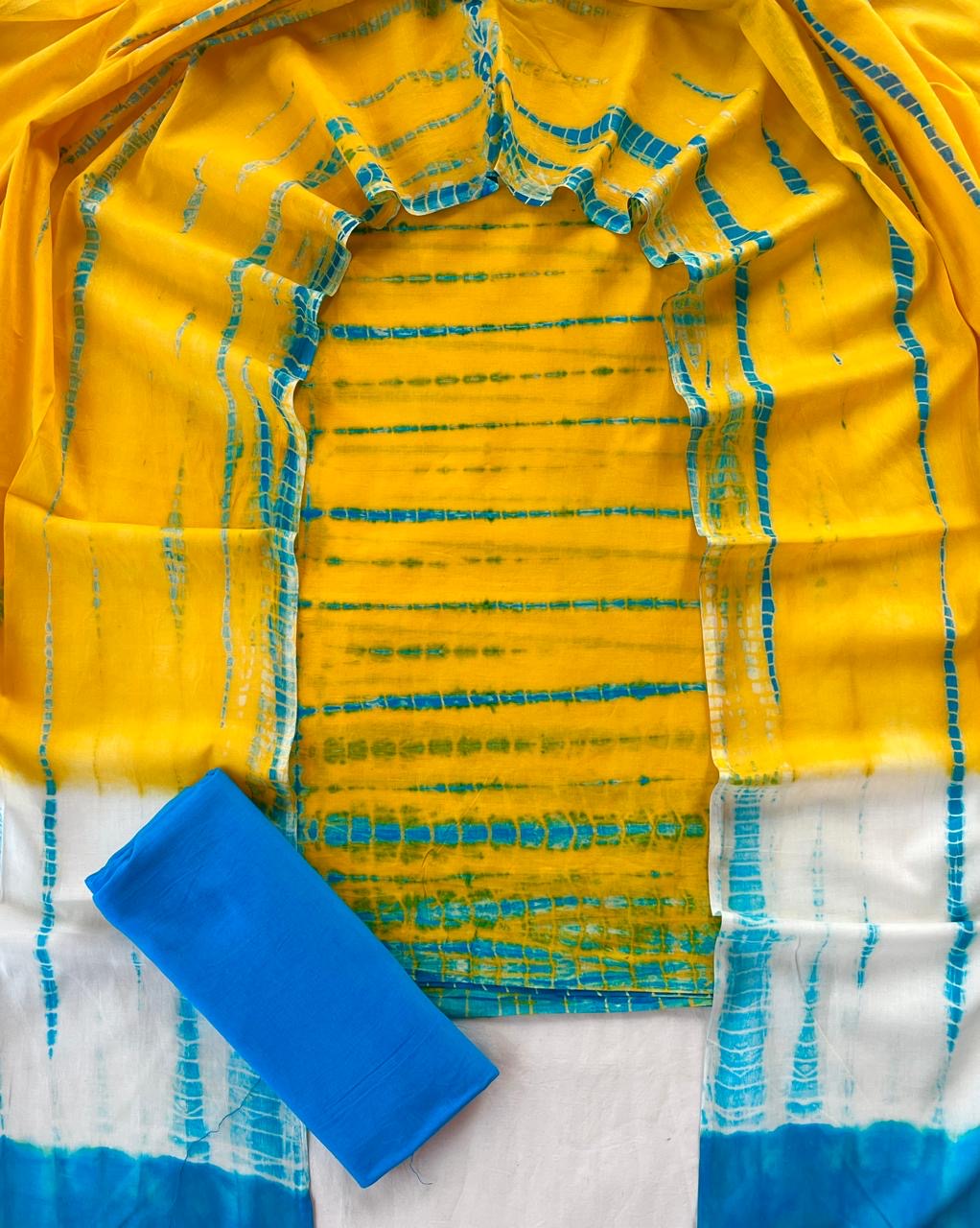 Tie & Dye Pure Cotton Suit Set