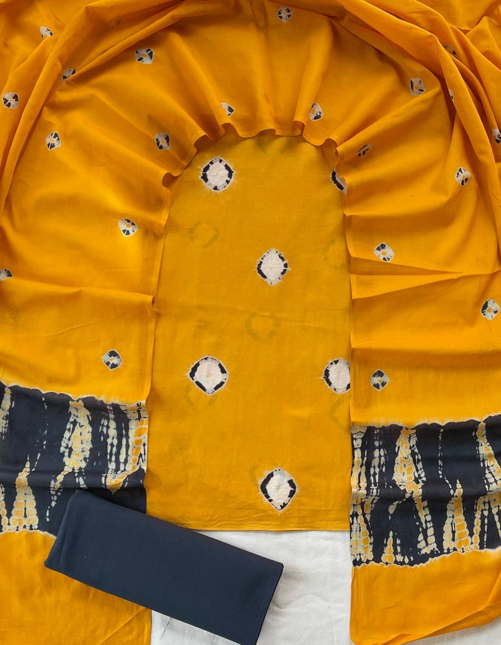 Tie & Dye Pure Cotton Suit Set