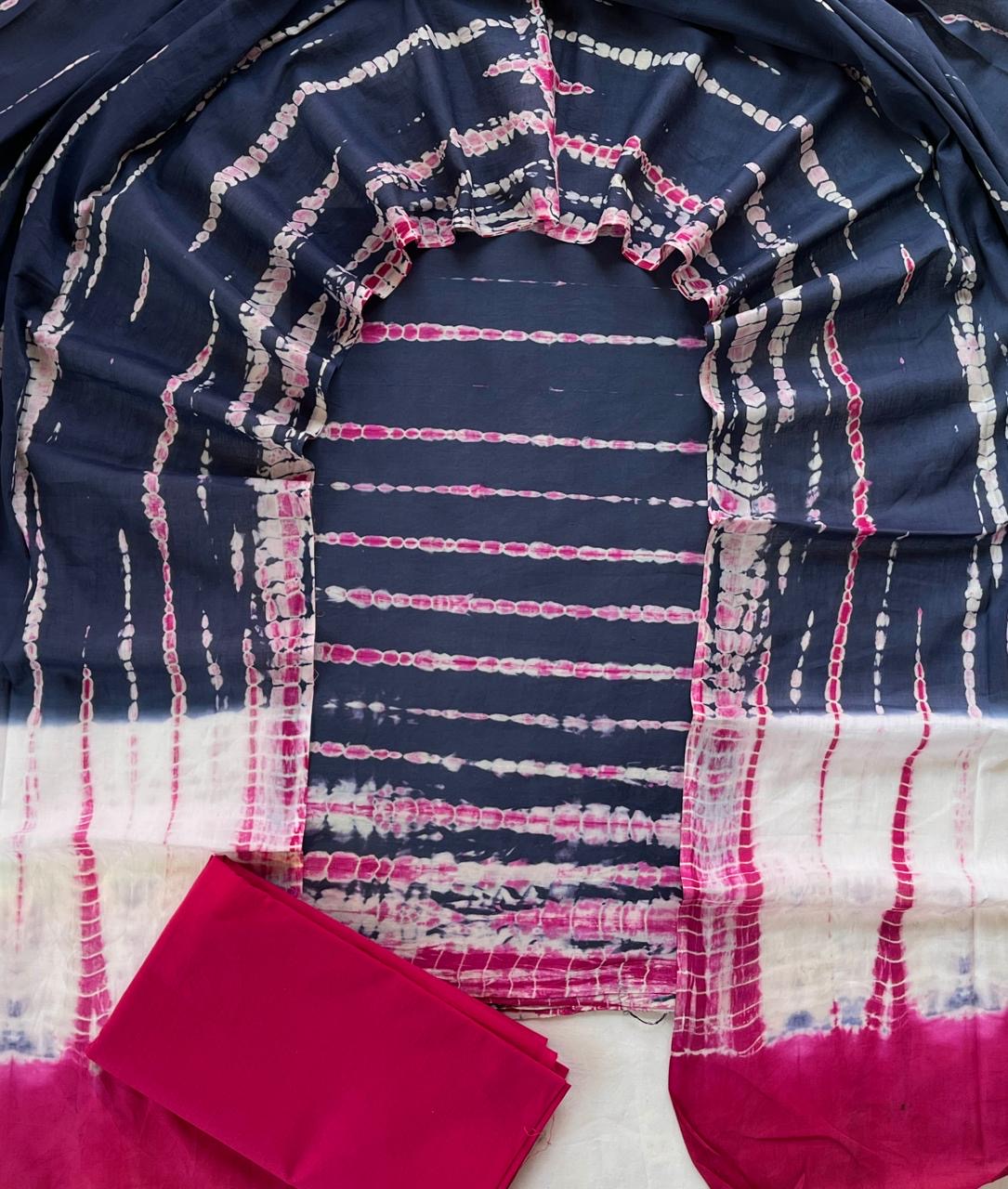 Tie & Dye Pure Cotton Suit Set