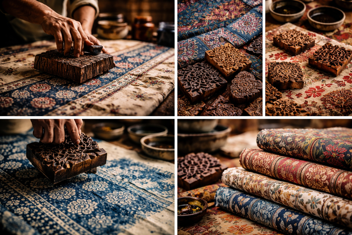 Types of Block Printing in Indian Textiles