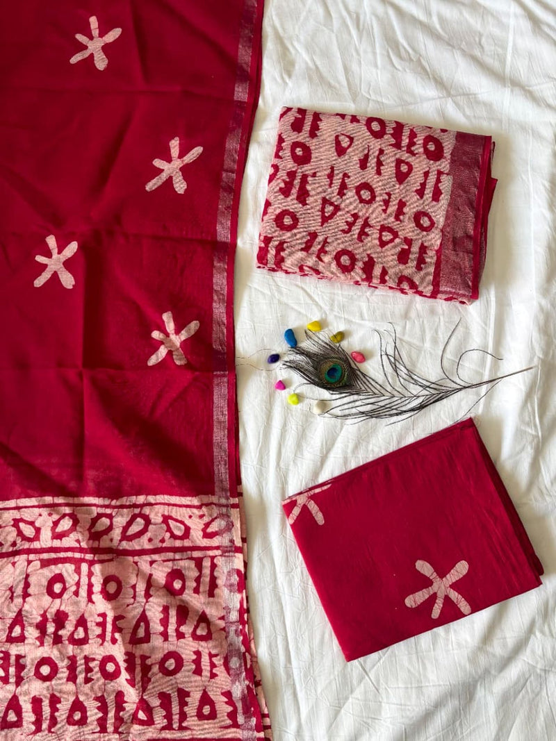 Handblock Printed Linen Cotton Salwars