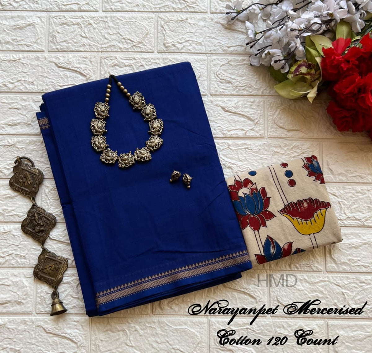 Narayanapet Mercerised Cotton Handloom Saree