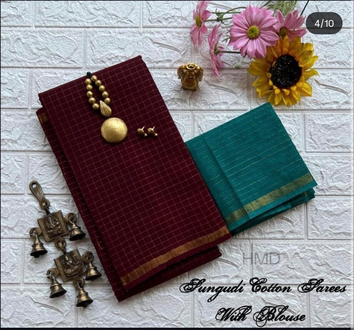 Madurai Sungudi Cotton Saree