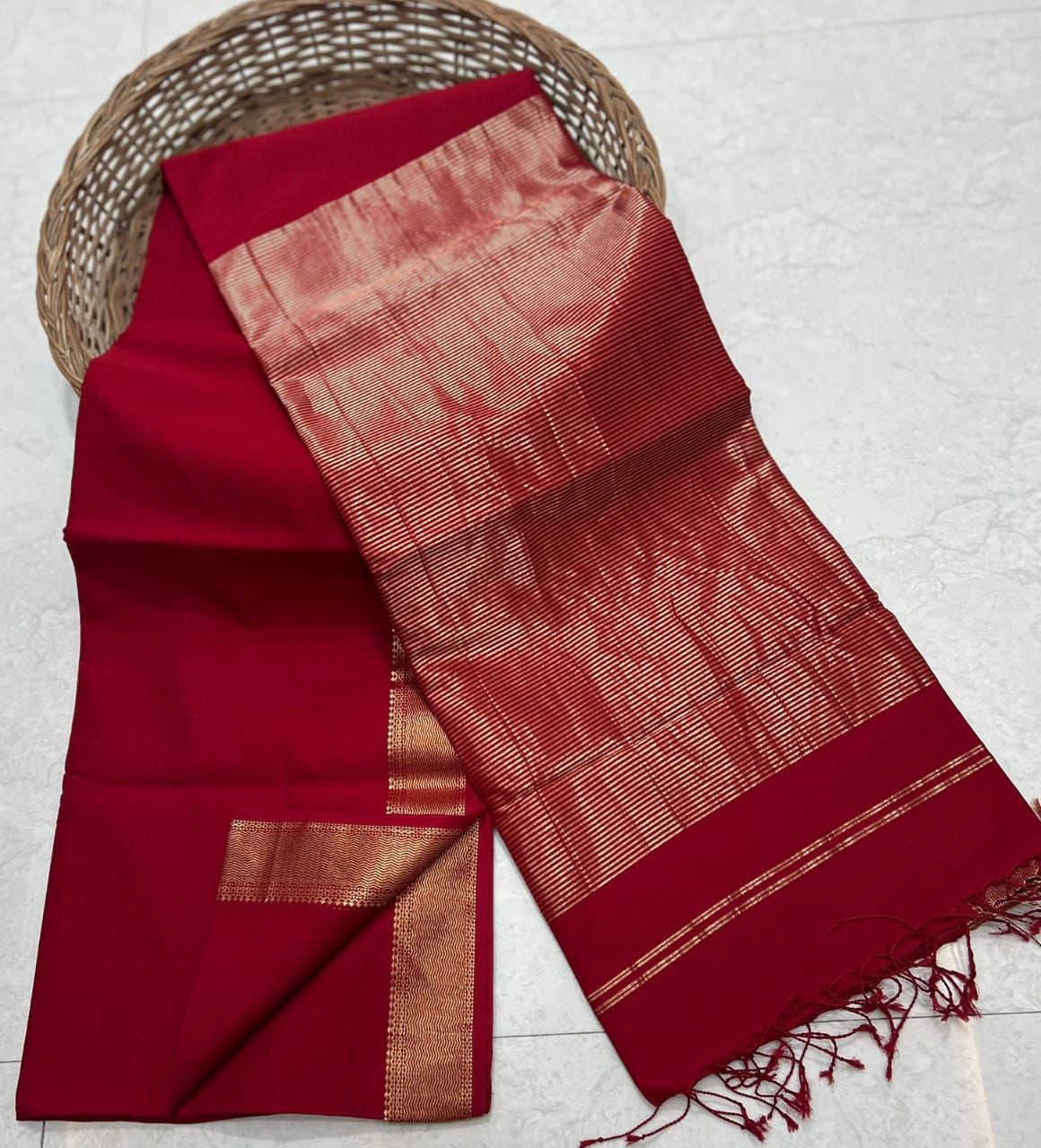 Maheshwari Silk Cotton Saree