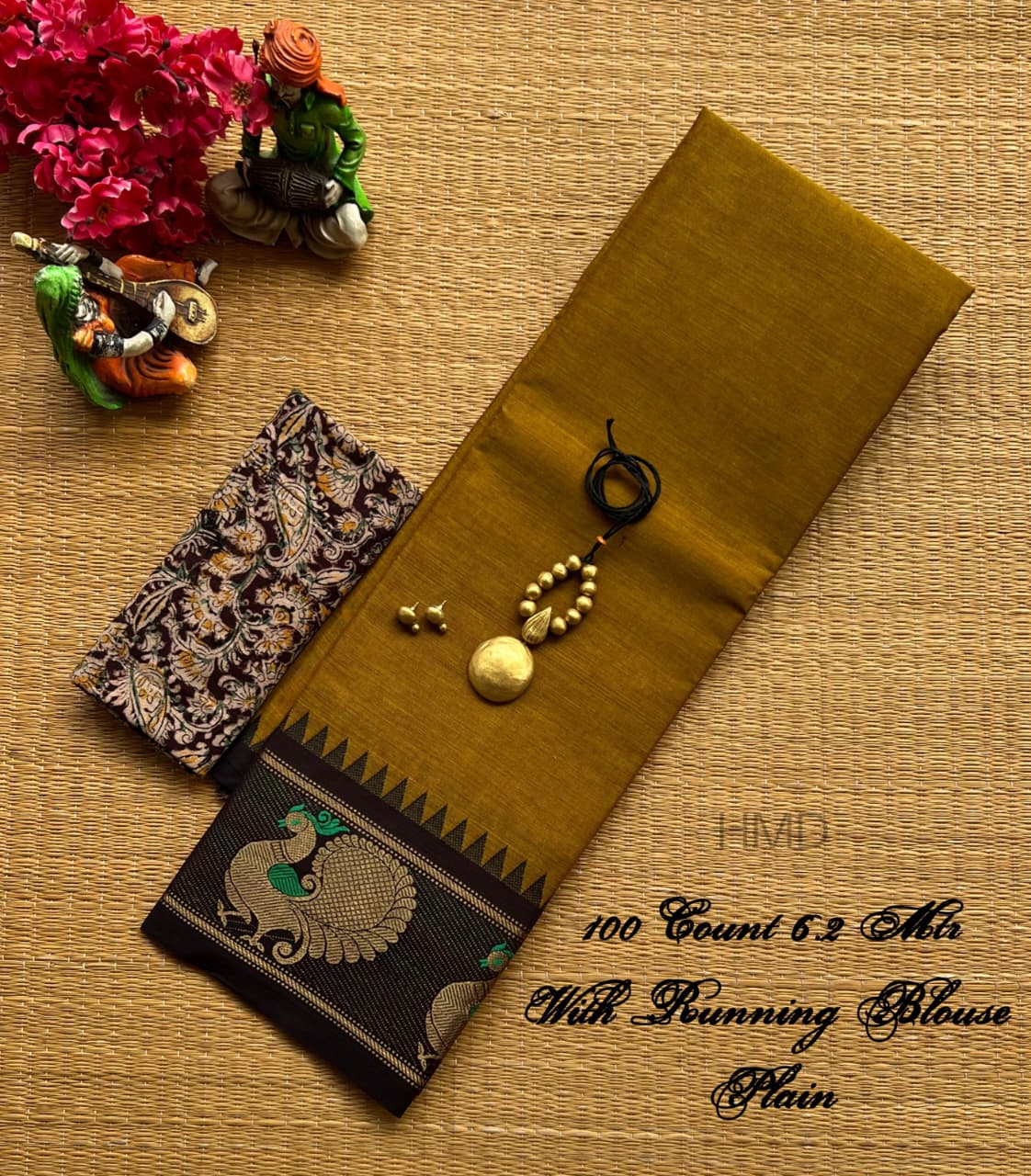 Pure Handloom Chettinad Cotton Saree