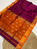 Maheshwari Silk Handloom Floral Buttas Saree