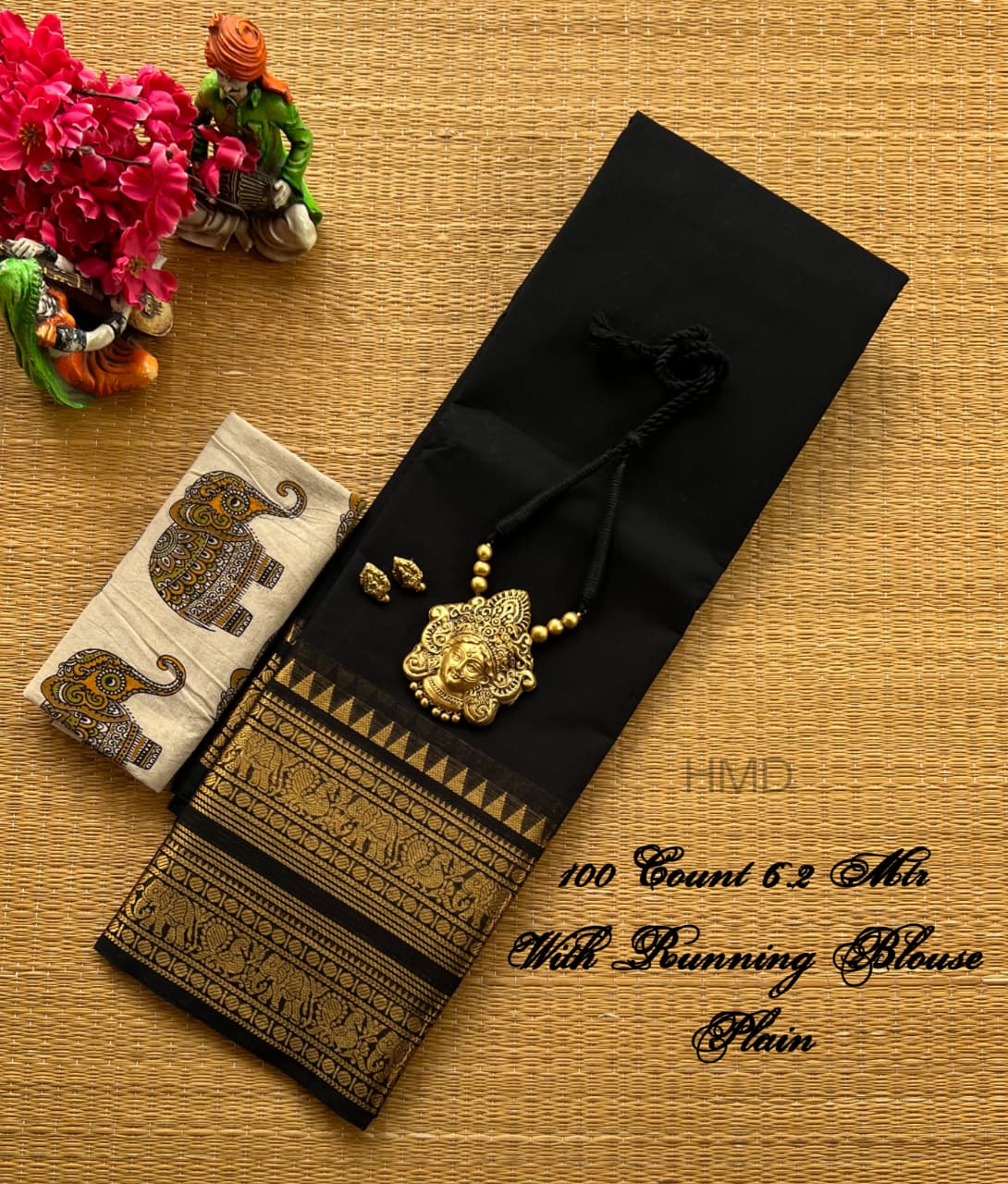 Pure Handloom Chettinad Cotton Saree