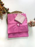 Cotton Blend Applique Work Saree