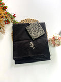 Cotton Blend Applique Work Saree