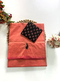 Cotton Blend Applique Work Saree