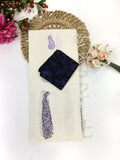 Cotton Blend Block Printed Saree