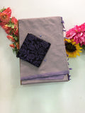 Cotton Blend Mirror Work Saree