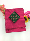 Cotton Blend Plain Saree
