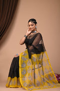 Pure Hand Block Printed Kota Doria Saree