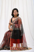 Pure Hand Block Printed Kota Doria Saree