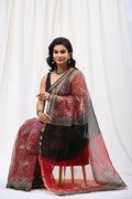 Pure Hand Block Printed Kota Doria Saree