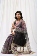 Pure Hand Block Printed Kota Doria Saree