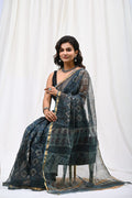 Pure Hand Block Printed Kota Doria Saree
