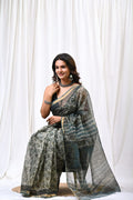 Pure Hand Block Printed Kota Doria Saree