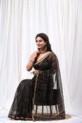 Pure Hand Block Printed Kota Doria Saree