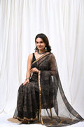 Pure Hand Block Printed Kota Doria Saree