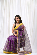 Pure Hand Block Printed Kota Doria Saree