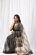 Pure Hand Block Printed Kota Doria Saree