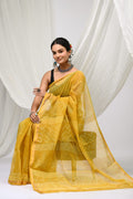 Pure Hand Block Printed Kota Doria Saree