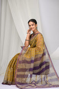 Pure Hand Block Printed Kota Doria Saree