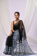 Pure Hand Block Printed Kota Doria Saree