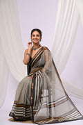 Pure Hand Block Printed Kota Doria Saree