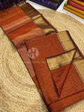 Maheshwari Silk Handloom Checks Saree