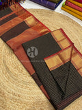 Maheshwari Silk Handloom Checks Saree