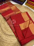 Maheshwari Silk Handloom Checks Saree
