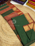 Maheshwari Silk Handloom Checks Saree