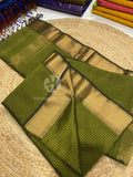 Maheshwari Silk Handloom Checks Saree