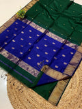Maheshwari Silk Handloom Floral Buttas Saree