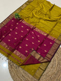 Maheshwari Silk Handloom Floral Buttas Saree