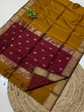 Maheshwari Silk Handloom Floral Buttas Saree