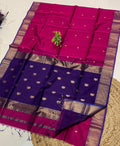 Maheshwari Silk Handloom Floral Buttas Saree