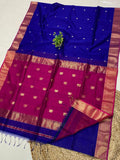 Maheshwari Silk Handloom Floral Buttas Saree