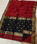 Maheshwari Silk Handloom Floral Buttas Saree