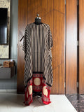 Pure handblock Modal Silk Ajrakh kaftan dress 2000