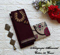 Narayanapet mercerised cotton handloom saree 011