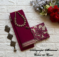 Narayanapet mercerised cotton handloom saree 017