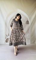 Ajrakh Hand Block Printed Cotton Dress